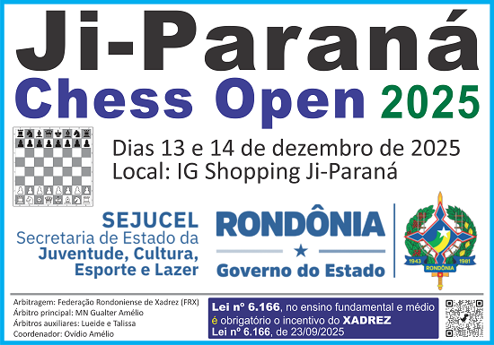 Banner - JiP -Ji-Paraná Chess Open - 2025 - Pág - FRX.png